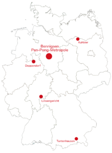 Pan-Pong-Standorte Deutschland